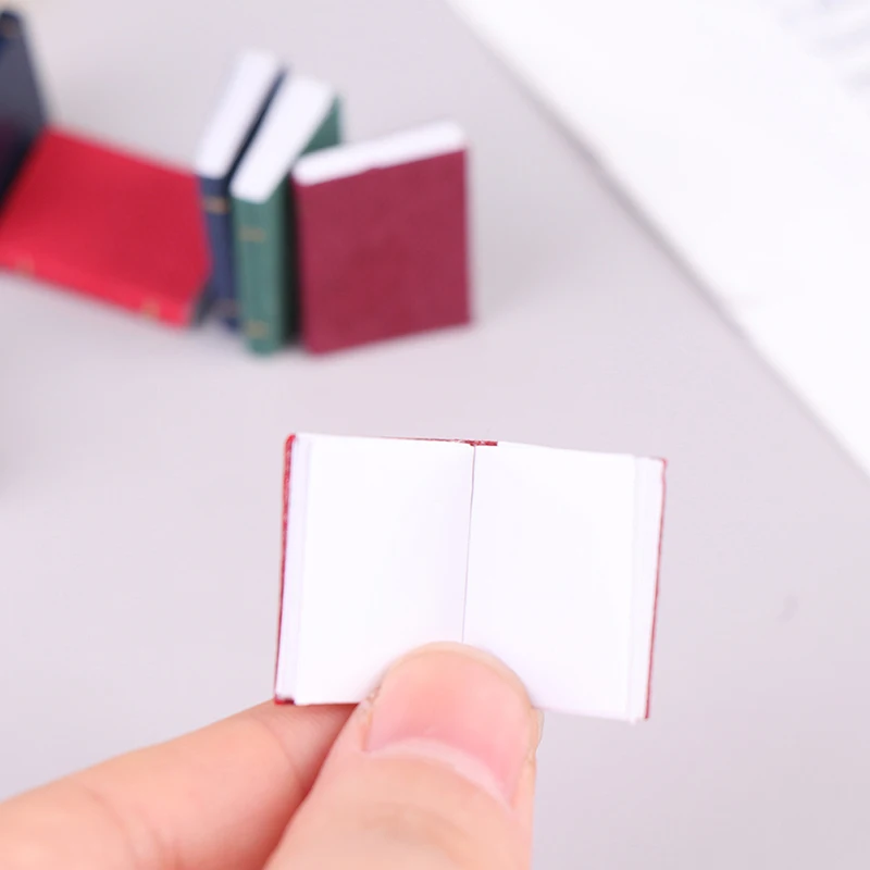 

Миниатюрная модель блокнота для кукольного домика, 8 шт./компл., кукольный домик, учебный декор, аксессуары для кукольного домика, детский фо...