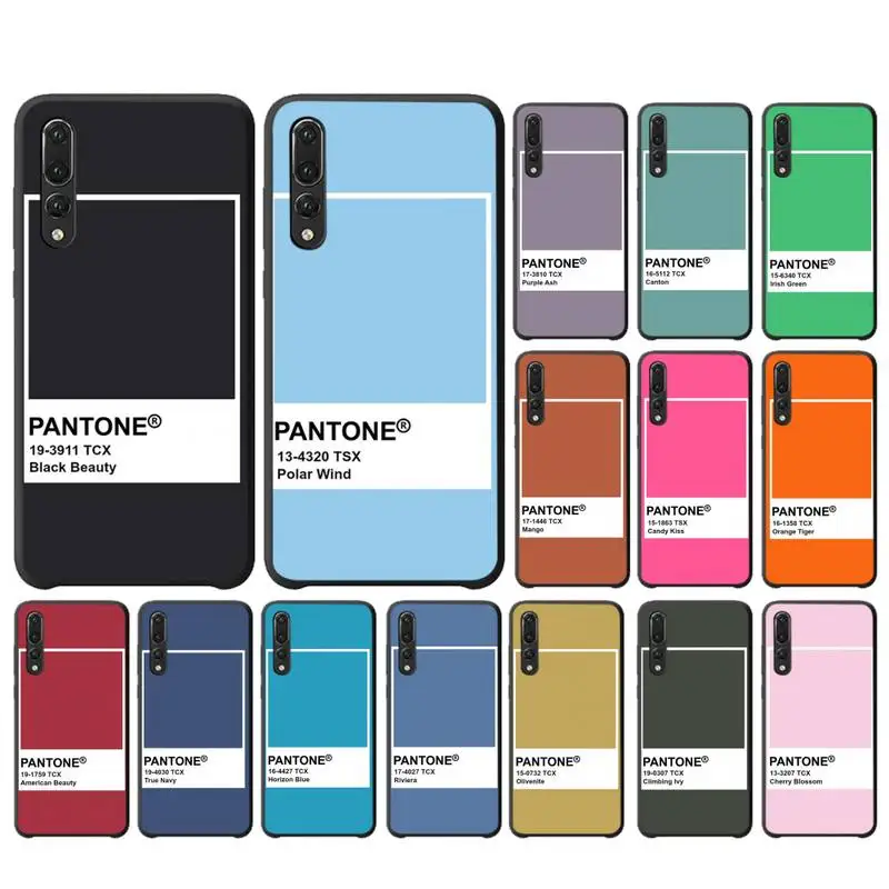 

YNDFCNB Pantone Candy Color Phone Case For Huawei P9 P10 P20 P30 P40 Lite P20Pro P30Pro P40Pro Psmart