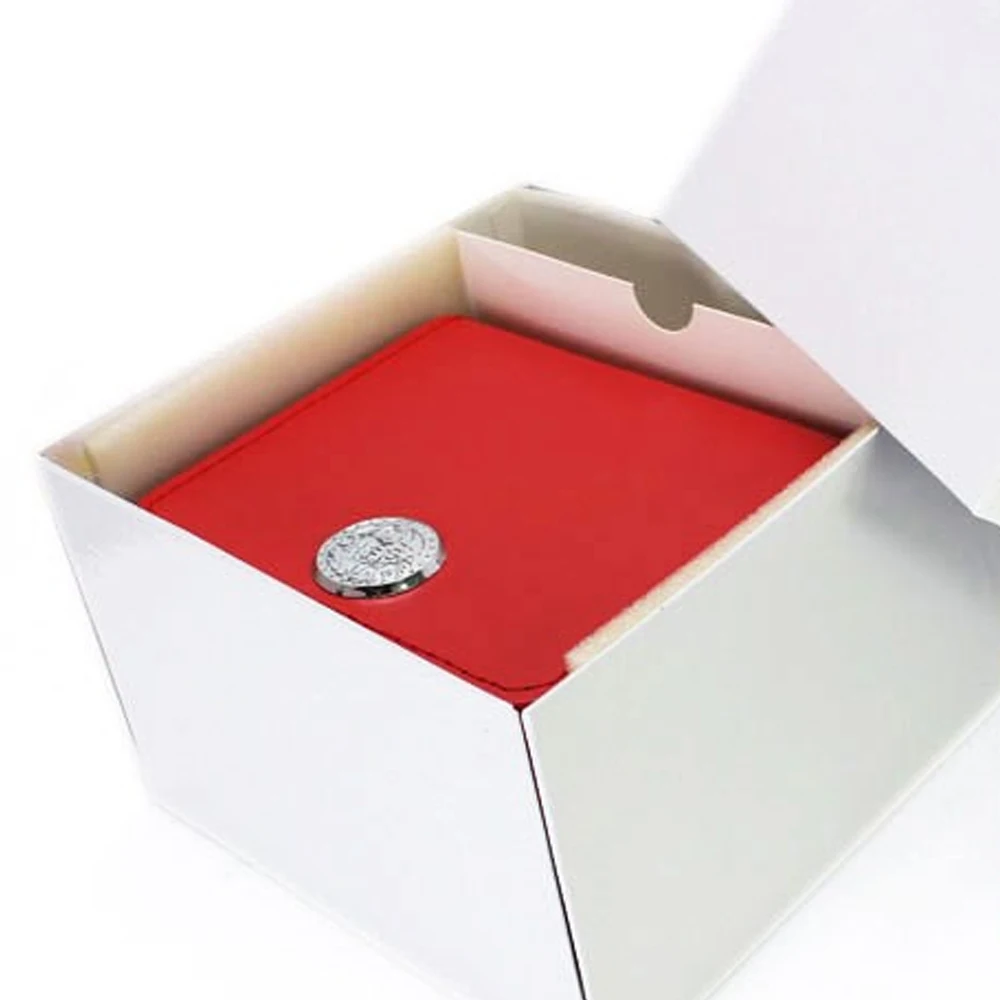 

Luxury Square Red for OMG Watch Booklet Card Tags And Papers In English Watches Box Original Inner Outer Men Watch BOX