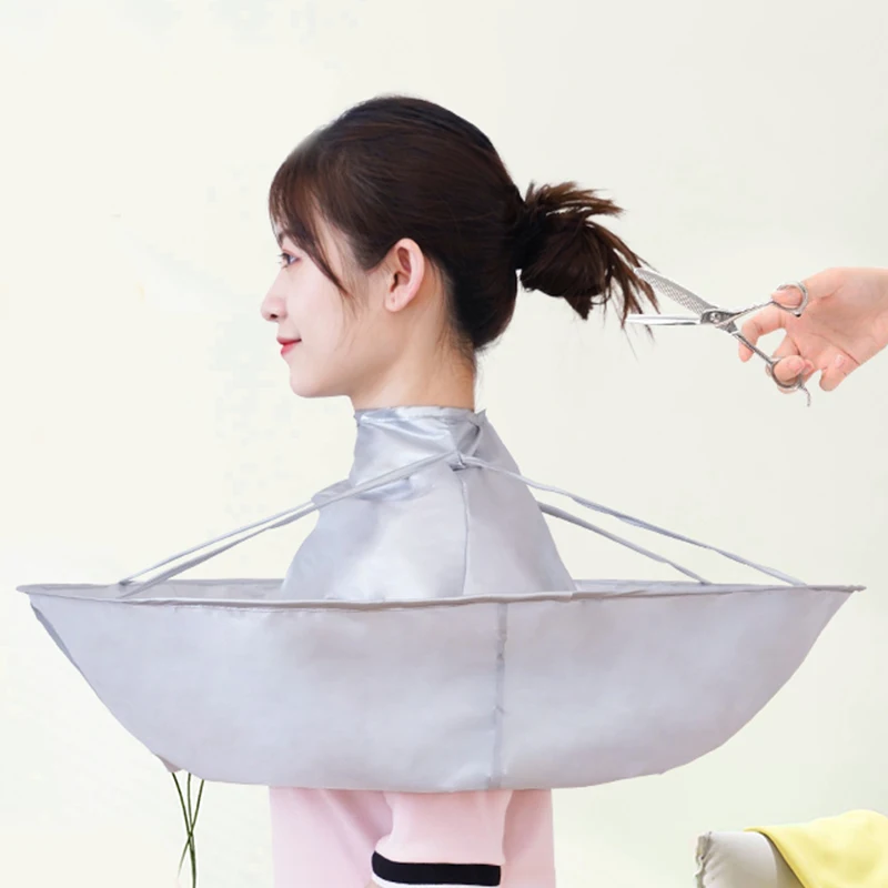 

Foldable Hair Cape Cutting Cloak Adult Umbrella Cape Salon Waterproof Barber for Salon Barber Special Hair Styling Accessories