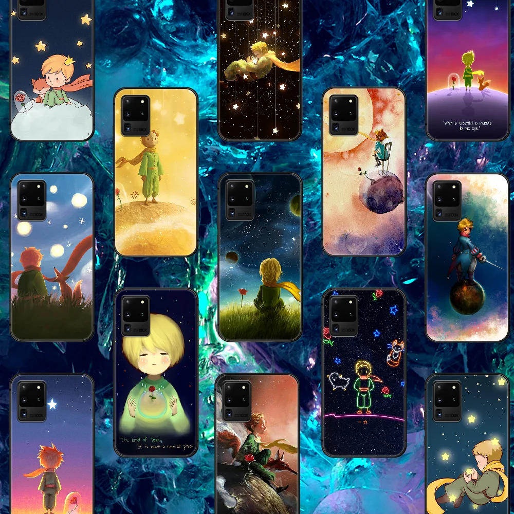 Милый мультяшный чехол Le Prince для телефона Samsung Galaxy Note S 8 9 10 20 Plus E Lite Uitra black Prime