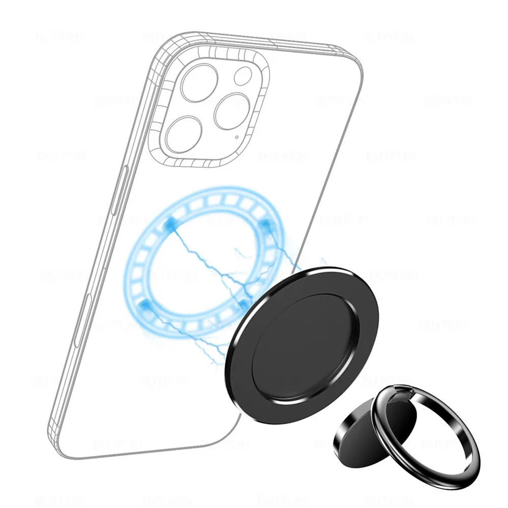 

База Магнитная портативная для iPhone 12 pro max 12 pro, мини-подушка almohadilla de enchufe para Magsafe sin agсера для el dedo, anillo