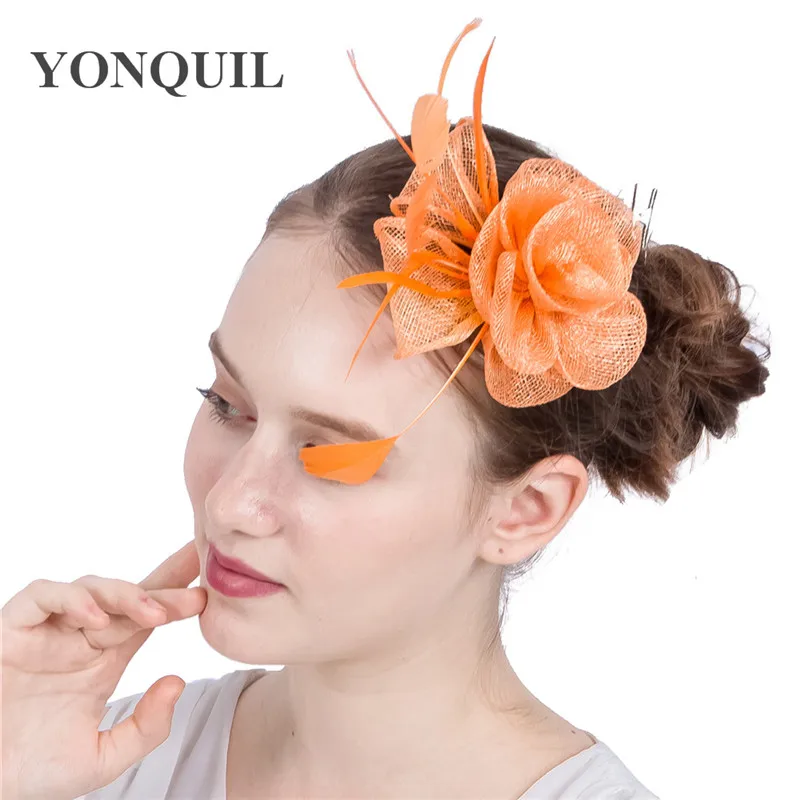 Элегантная женская свадебная Коктейльная шляпа для женщин дизайнерские банкеты