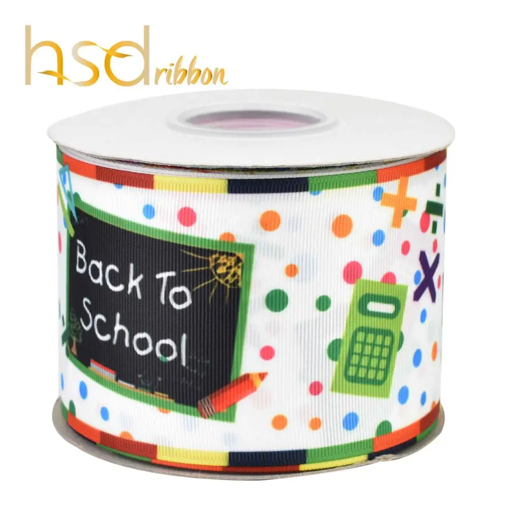 06 HSDCraft 16 мм 22 мм 25 мм 38 мм 50 мм 75 мм Школьные серии HT Grosgrain ленты 10 ярдов/рулон - Цвет: 06