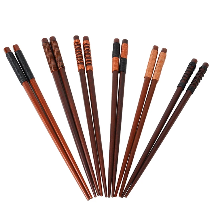 

High Quality Wooden Packaging Household Cylindrical Wooden Chopsticks Tableware