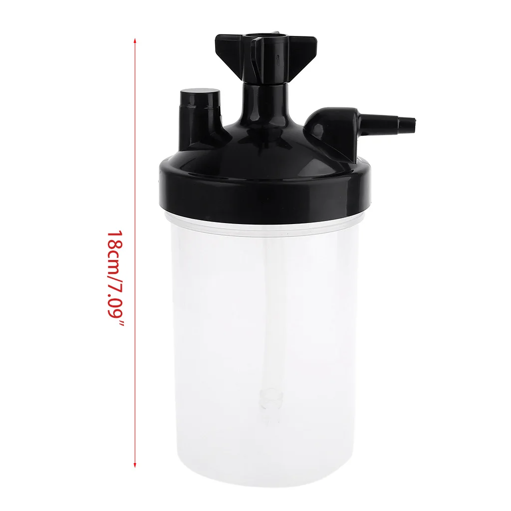 

Humidifier Water Bottle for Oxygen regulator HIGH FLOW Oxygen Bubbler Bottle for Oxygen Concentrator Oxygen generator