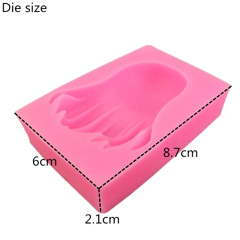 Силиконовая форма для выпечки длинные волосы | Дом и сад