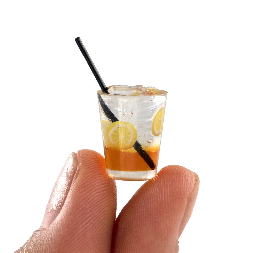 1 шт. 1/12 кукольный домик Миниатюрный Летний Фруктовый чайный стакан имитация