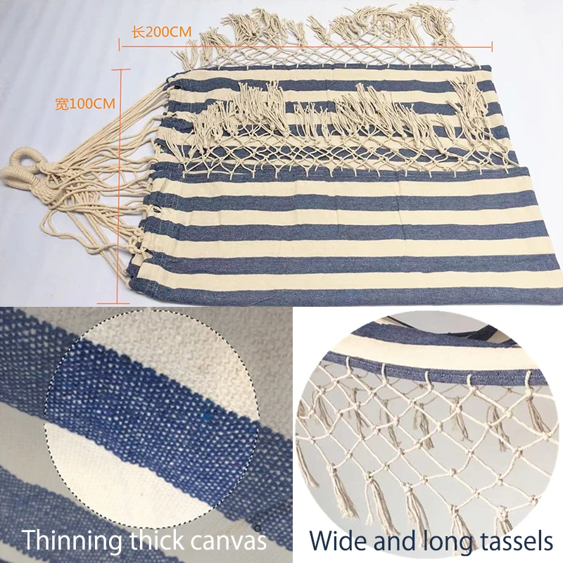 Двойной гамак в скандинавском стиле богемный двойной с кисточками Пляжная