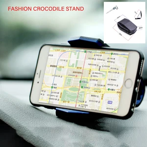 new mobile phone desktop holder creative crocodile mouth clip lazy car mobile phone holder hippo mouth auto parts free global shipping