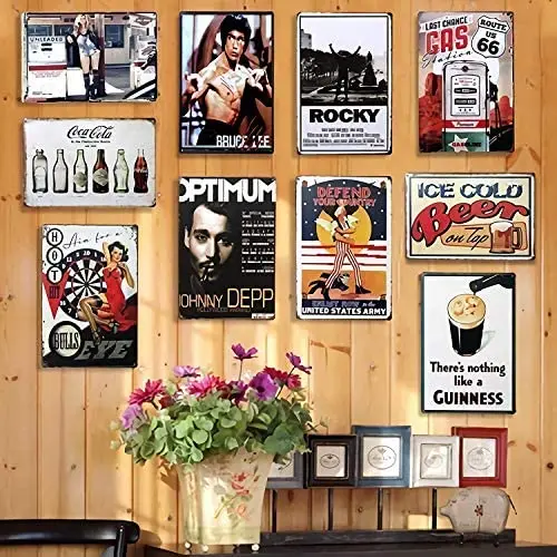 

Eeypy Funny one Dog Animal Metal tin Sign Vintage tin Sign Wall Home Decoration 8x12 inch