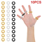 10 шт.набор, кольцо для массажа пальцев, из титановой стали