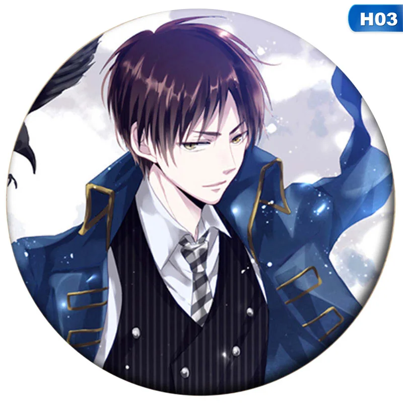 1 шт. аниме Атака Титанов значок косплея мультфильм Eren брошь коллекция булавок