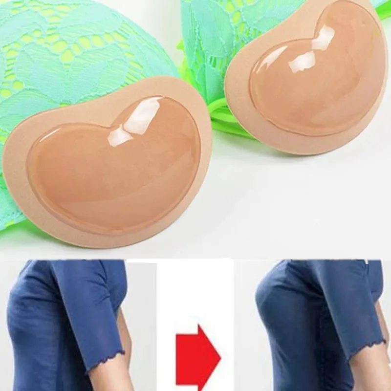 

2 Styles Cosplay for Crossdresser Swimsuits Breast Forms Sponge Fake Boobs Enhancer Bra Padding Inserts Breast Lift Sticky Bra