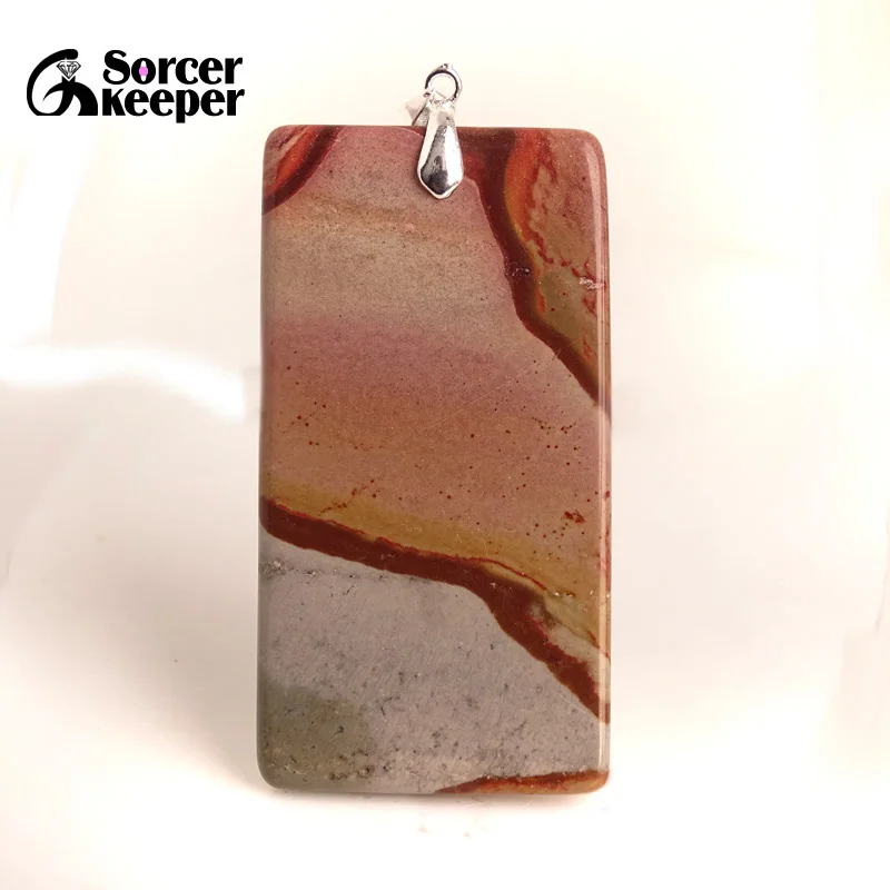 Модные натуральные Подвески Пикассо Jaspers Diy бижутерия из полудрагоценных камней