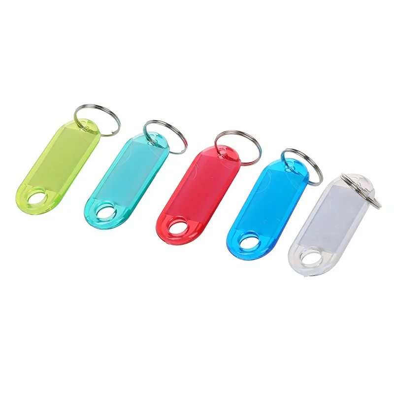 Кристально чистый красочный ключ ID Этикетки 100 шт | Дом и сад