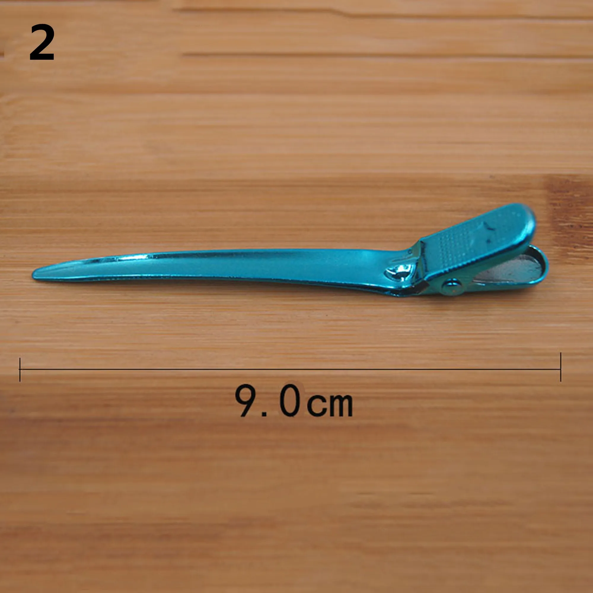 6 шт./лот цветной стальной зажим для парикмахерской разделения a word в форме