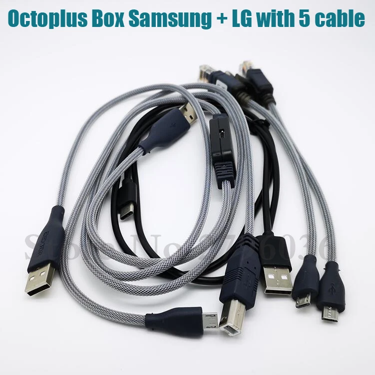 Octopus box / Octoplus коробка для sam и LG + 5 кабели флэш память ремонта мобильный