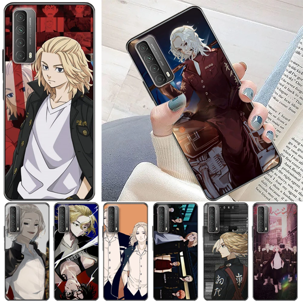 

Tokyo Revengers Manjiro Sano Phone Case For Huawei P40 Lite Pro Plus P20 P30 P Smart Z 2021 2019 Back Cover Cases Soft TPU