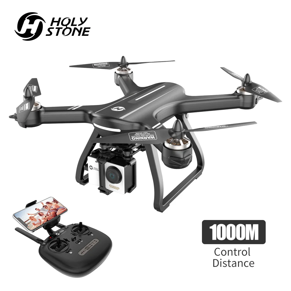 Holy Stone HS700 gps Дрон 5G 1080P камера 1000 метров бесщеточный Дрон профессиональный мотор wifi FPV gps селфи Квадрокоптер