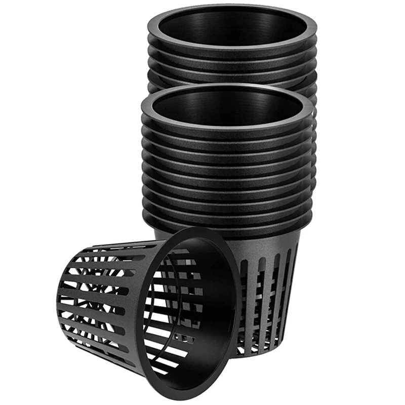 

45 Pieces Hydroponic Net Pots, Plastic Net Pot for Garden Balcony Hydroponics and Soilless Culture (8Cm)