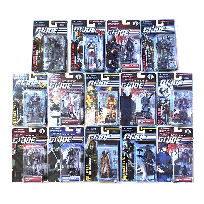 3 75 дюймовый оригинальный Hasbro G.I. Джо фантомекс дестрокобра командир Светлячок