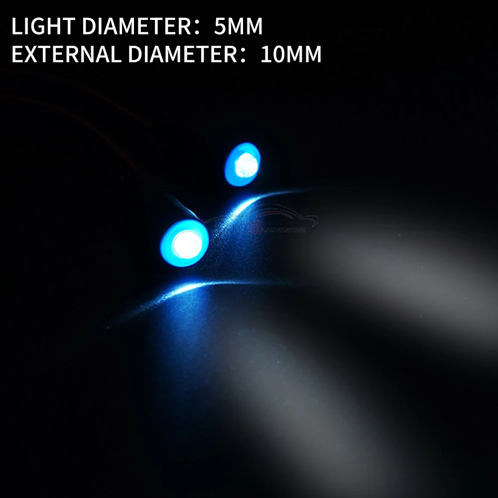 Детали для радиоуправляемых автомобилей 13 мм/17 мм 2 светодиодный ангельские