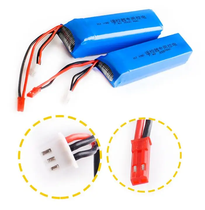 Обновленная аккумуляторная батарея Lipo 3000 мАч 7 4 В для Frsky Taranis X9D Plus передатчик 2S