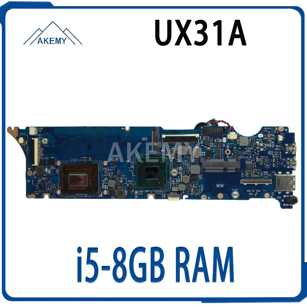 UX31A материнская плата i5 8GB для For Asus UX31A2 ноутбука Материнская Тест 100%