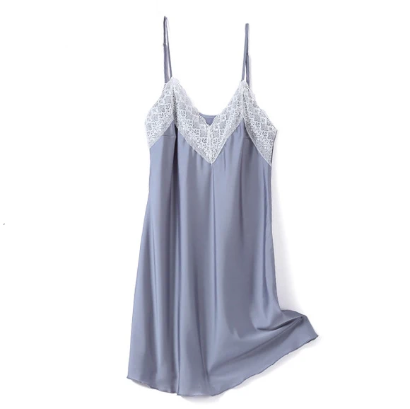 

Сексуальное Кружевное женское платье с v-образным вырезом, ночная рубашка, пижама, домашняя пижама, женское белье, весеннее платье, ночная ру...