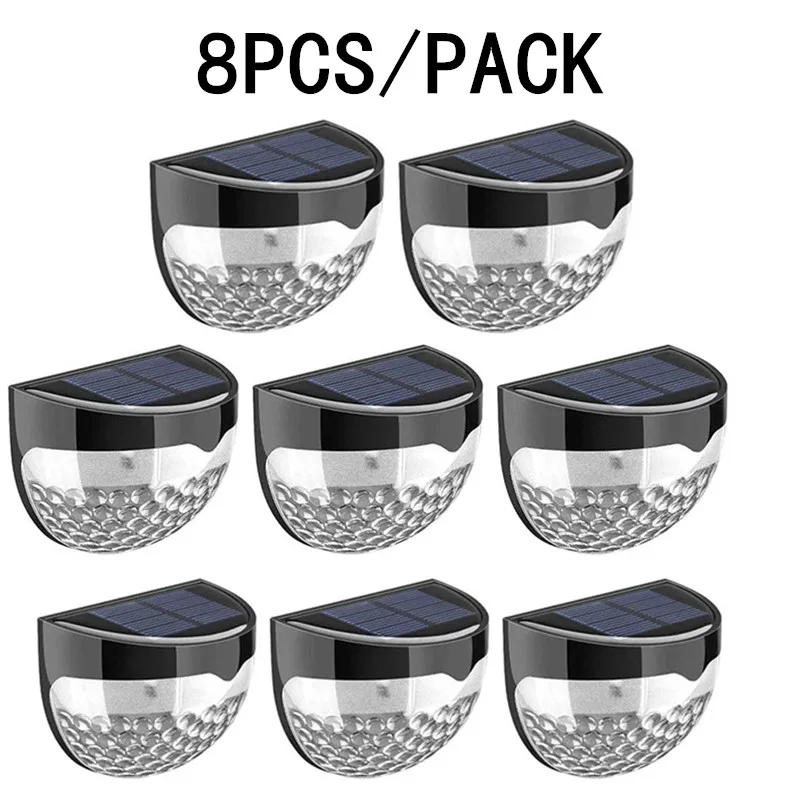 

Wireless Solar Fence Lights Decorative Lights LED Garden Lights Waterproof Solar Lights Outdoor Lights for Patio Yard Stair lamp