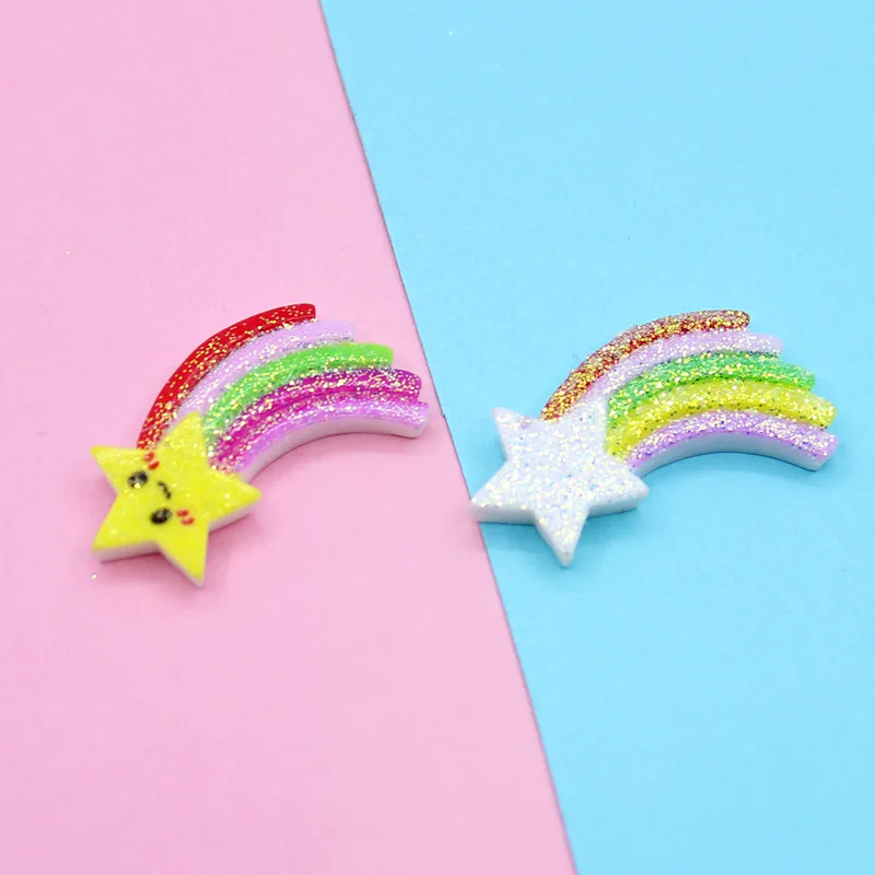 Резиновые радужные аксессуары сделай сам яркое розовое облако радуга плоский