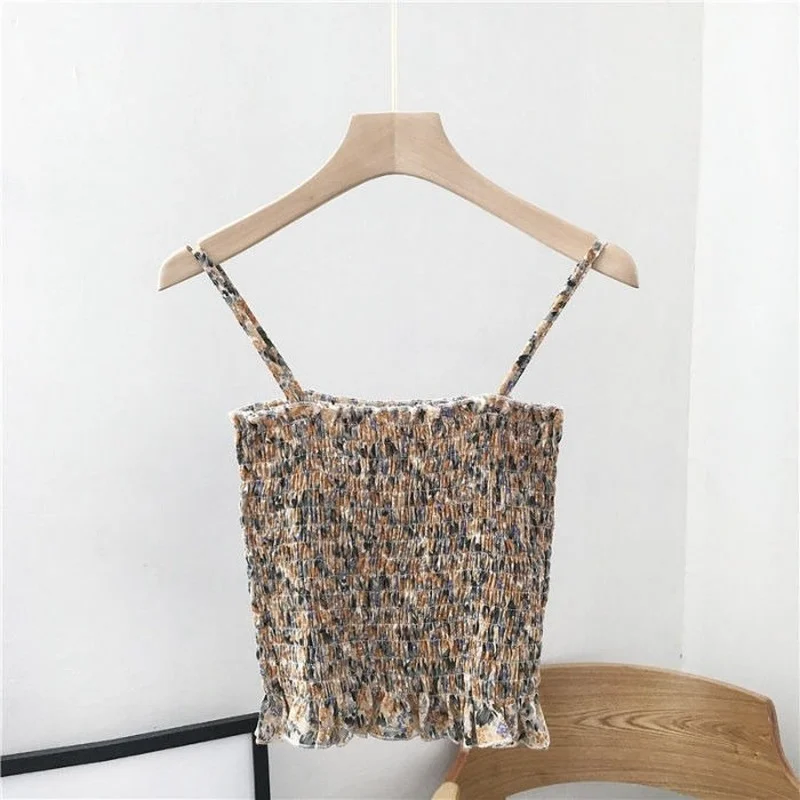 Camisoles женские шифоновые эластичные модные шикарные пикантные универсальные