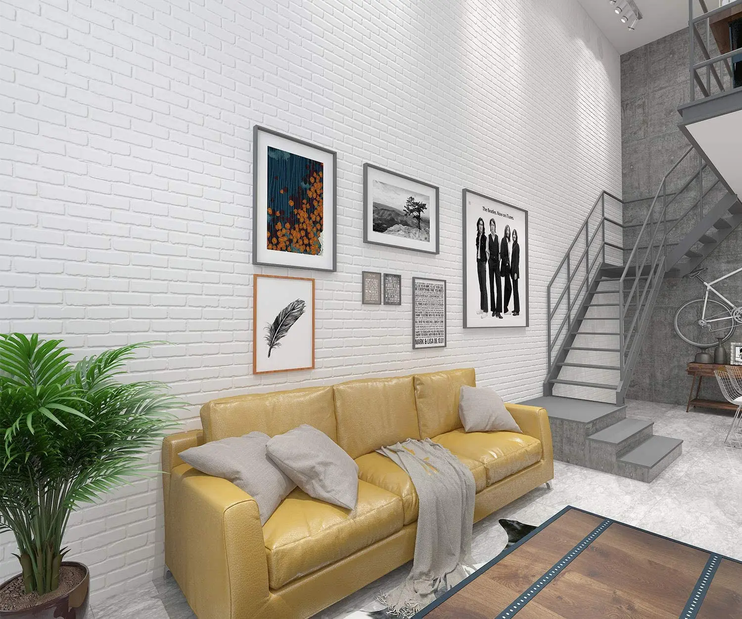 Самоклеящиеся настенные 3d-панели водонепроницаемые пенополиэтиленовые белые