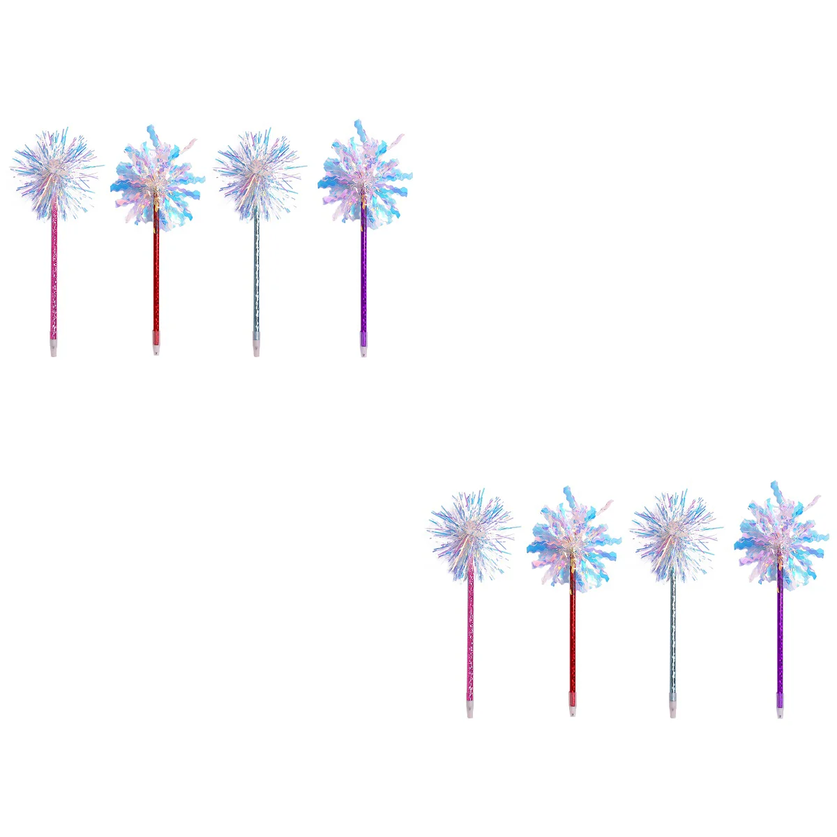 

8 pcs Shine Colorful Silk Pens Creative Ballpoint Pen School Office Stationery Supply (Mixed Pattern, Mixed Color)