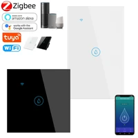 20a wifi boiler switch smart water heater switcher 4400w touch wall glass panel timing remote control support alexa google home