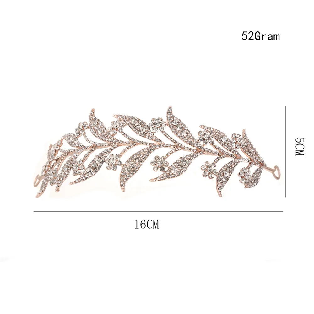 Женские свадебные тиары белые стразы с кристаллами золотистого/серебристого