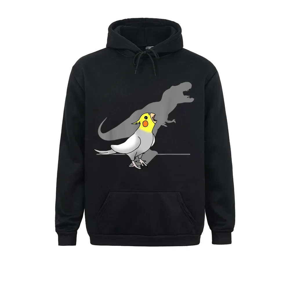 

Warm Cute Screaming Parrot Birb Memes Funny T-Rex Cockatiel Long Sleeve Sweatshirts Spring/Autumn Hoodies For Men Hoods Party