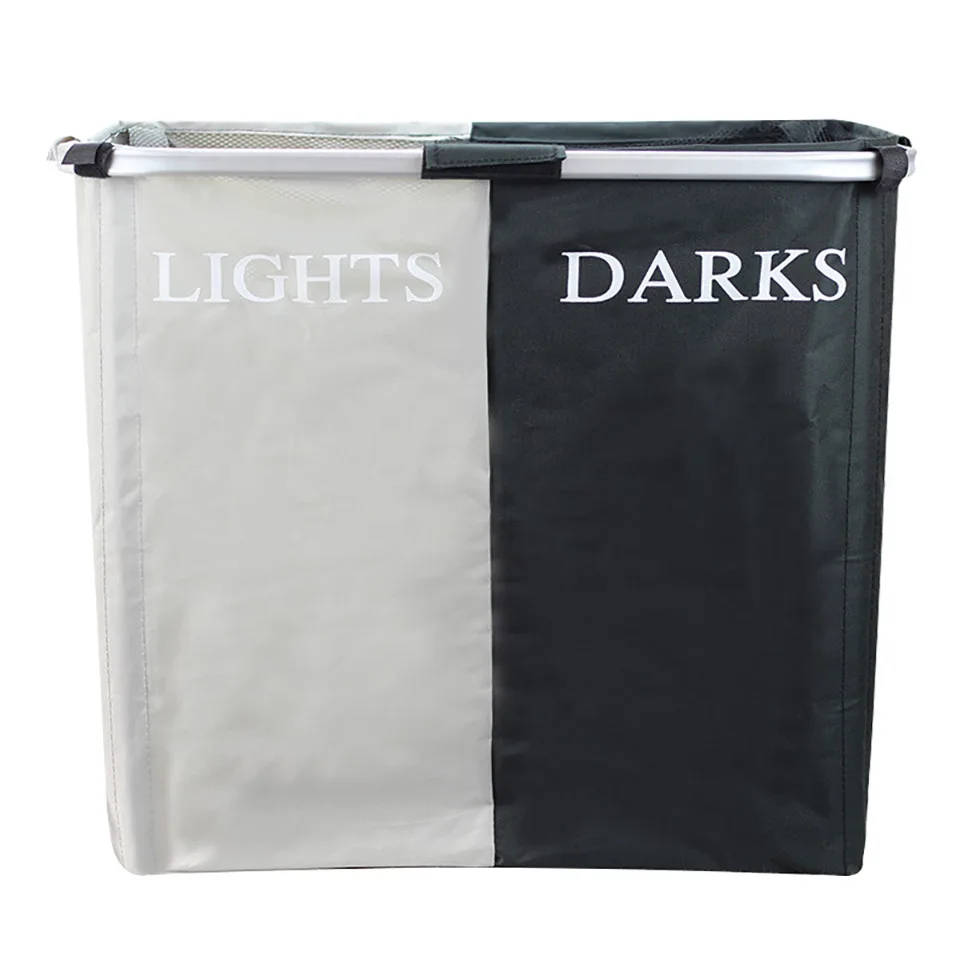 Складная корзина для хранения грязной одежды сумка чехлов с 3 ячейками