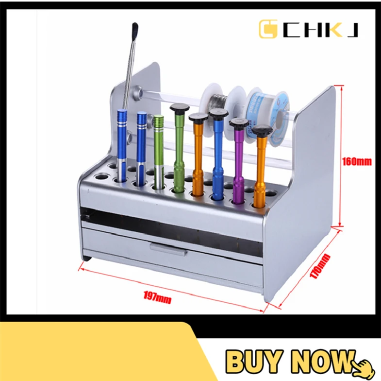 

Multifunctional Repair Tool Plastic Storage Box Repair Storage Box Screwdriver Tweezers Welding Wire Electronic Tool Storage Box