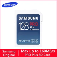 samsung pro plus memory sd card 128gb flash memory card 64gb 256gb to 160mbs high speed cf cards 32gb full hd video for camera