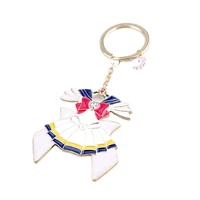 anime moon keychain animation peripheral cosplay costume props keyring car keyring cartoons female girl jewelry gift