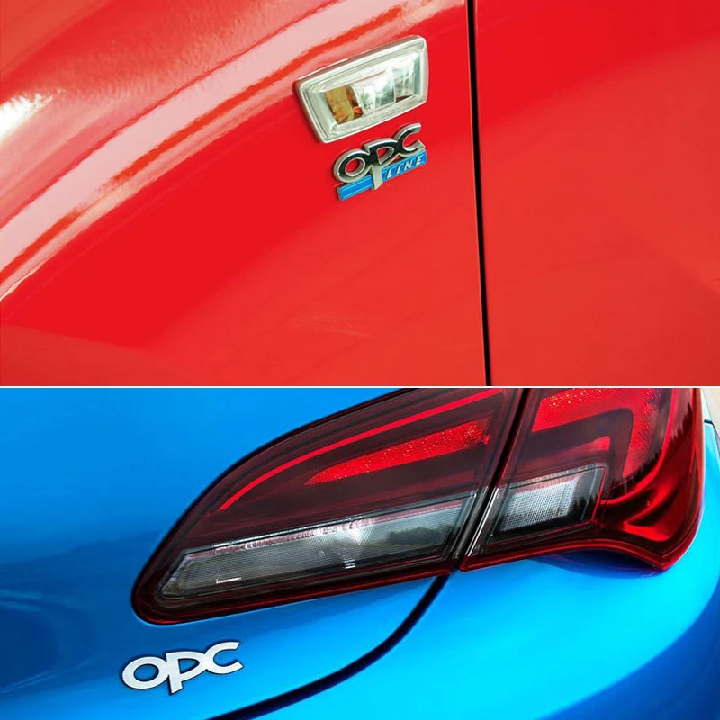 1Pcs 3D Metal OPC Car Side Fender Rear Trunk Emblem Badge Sticker Decals suit for Universal car accessories decoration stick | Автомобили