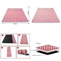 150x200200x200cm waterproof foldable outdoor camping thicken picnic mat plaid beach blanket baby multiplayer mat