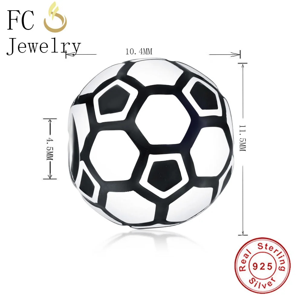 FC ювелирный браслет оригинальный фирменный с шармами из стерлингового серебра 925