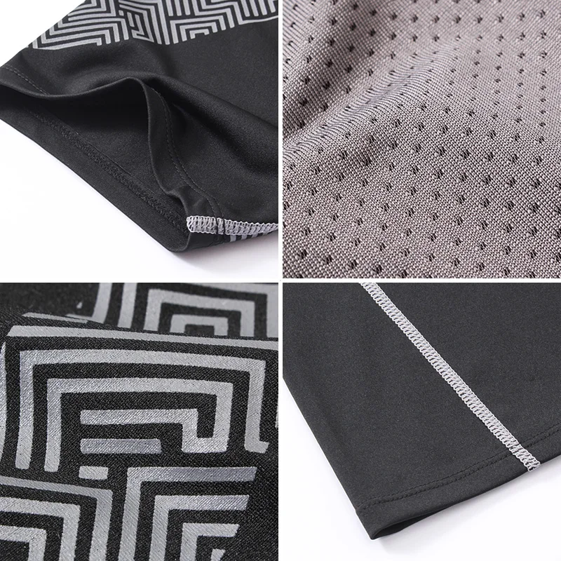 

Running T-Shirt Compression Sport Tshirts Quick Dry Soccer Jersey Fitness Tight Sportswear Gym Short Sleeve Shirt Men Sport Top