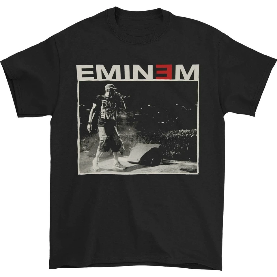 Эминем мужские Bad Meets Evil футболка ХХХ большая черная 190455374495 Новейшая модная