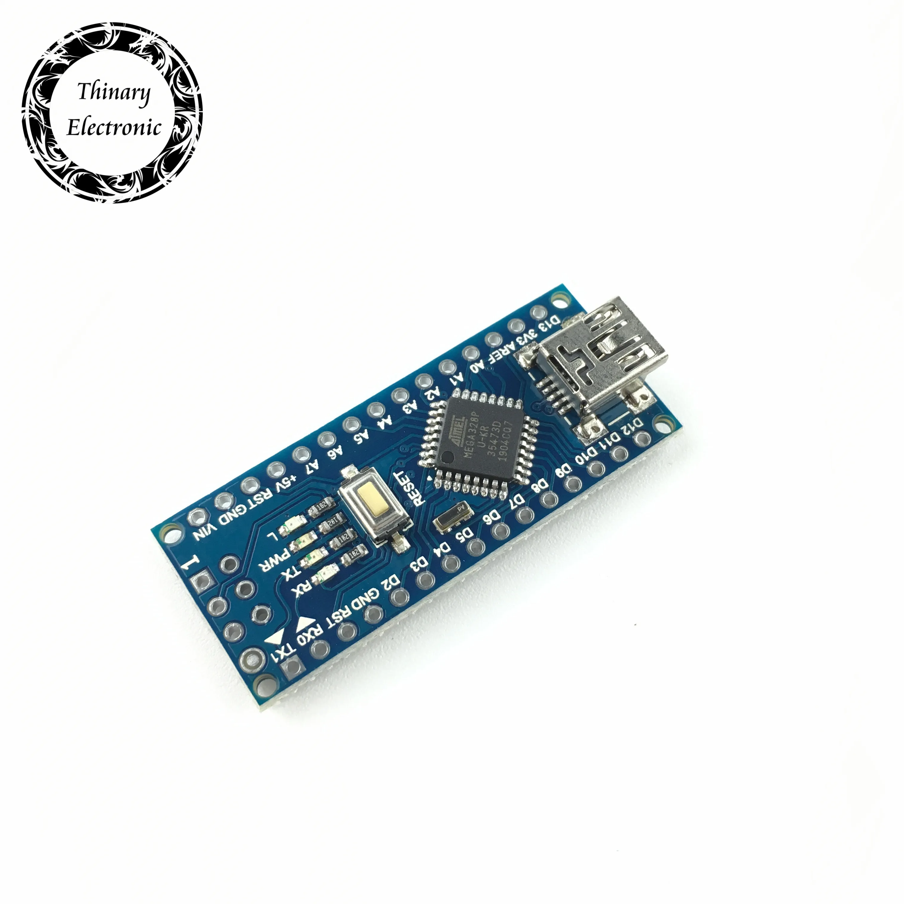 Горячая распродажа! 5 шт./лот Nano 3,0 контроллер совместимый для arduino совместимый nano CH340 USB драйвер без кабеля Thinary ATMEGA328PB