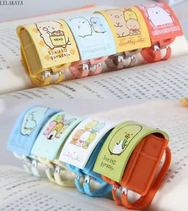 8 шт.компл. Sumikko Gurashi, вещи в школьной сумке, мини ПВХ фигурку, брелок, кулон, игрушка Kawaii Cartoon Corner Bio ключевая кукла