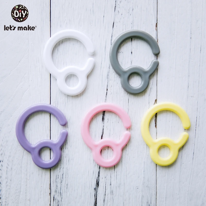 5 шт. пластиковые кольца для прорезывания зубов детской коляски|Детские